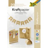 Bloc de papier kraft, A4, 20 feuilles, assorti