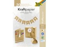 Papierblok kraft A4 20 vellen assortiment