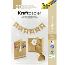 Bloc de papier kraft, A4, 20 feuilles, assorti