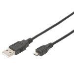Câble de connexion USB 2.0, USB-A-micro USB-B, 1,8 m
