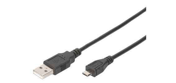 Câble de connexion USB 2.0, USB-A-micro USB-B, 1,8 m