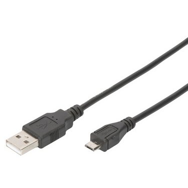 Câble de connexion USB 2.0, USB-A-micro USB-B, 1,8 m