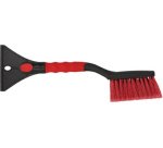 Gratte-givre avec balai à neige, 400 mm, noir / rouge