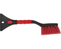 Gratte-givre avec balai à neige, 400 mm, noir / rouge