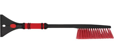 Gratte-givre avec balai à neige, 600 mm, noir / rouge