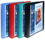 Classeur 4 anneaux plastifié Exacompta Kreacover® personnalisable A4 maxi - Dos 4 cm couleurs assorties