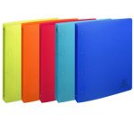 Classeur à anneaux Linicolor, PP, 4 anneaux, A4