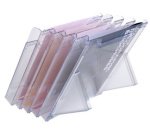 Verticale folderhouder A4 - Transparant