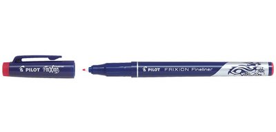 Stylo feutre Fineliner FRIXION, rouge