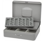 Caisse à monnaie standard, serrure à combinaison, gris