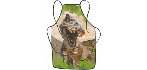 Tablier de peinture 'Tyrannosaure', poche frontale