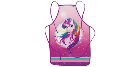 Tablier de peinture 'Licorne', poche frontale