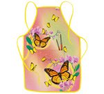 Tablier de peinture 'Dauphins', avec poche frontale