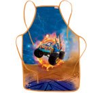 Tablier de peinture 'Dauphins', avec poche frontale