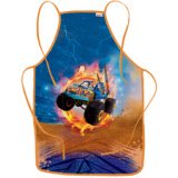 Tablier de peinture 'Monstertruck Fire', poche frontale