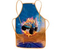 Tablier de peinture 'Monstertruck Fire', poche frontale