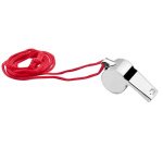 Sifflet en métal avec cordon Wonday