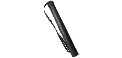 Tube à dessin téléscopique avec capuchons vissés étirable jusqu’à 120cm, diamètre 80mm