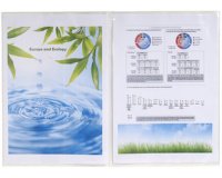 Sachet de 10 étuis de protection doubles PVC lisse 20/100e - A4 - Cristal