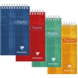 Bloc Pupitre reliure intégrale en-tête 10,5x17cm 160 pages détachables petits carreaux - Assortis