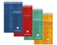 Bloc Pupitre reliure intégrale en-tête 10,5x17cm 160 pages détachables petits carreaux - Assortis