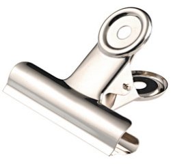 Papierklem 'bulldog' metaal vernikkeld 20 mm