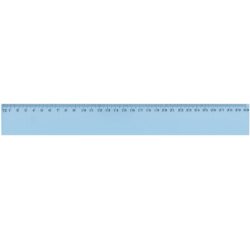 Règle plate, 500 mm, en plastique, incassable