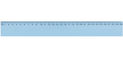 Règle plate, 200 mm, en plastique, incassable