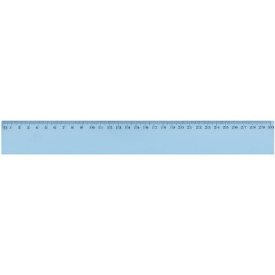 Règle plate, 500 mm, en plastique, incassable