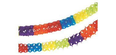 Guirlande, en papier, longueur: 4 m