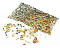 Confettis, en papier multicolore, contenu: 100 g