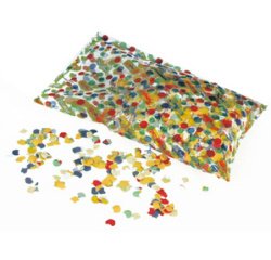 Confettis, en papier multicolore, contenu: 100 g