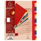 Intercalaires imprimés alphabétique PP couleurs 12/100e - 20 positions - A4+ - Assorties vives