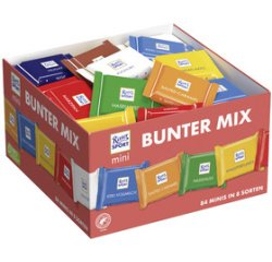 Mini-tablette de chocolat 'BUNTER MIX'