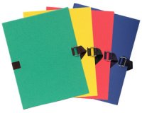 Chemise dos extensible avec rabat papier - 24x32cm