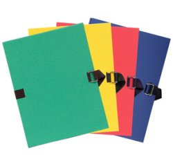 Chemise dos extensible avec rabat papier - 24x32cm
