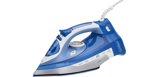 Fer à repasser à vapeur DB 3706, blanc / bleu