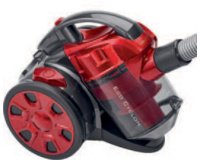 Aspirateur traineau BS 1308, anthracite/rouge
