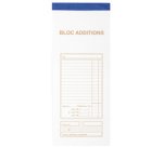 Rekeningblok 50 genummerde bladen - in dupli - Formaat 9,1x22,5cm