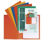Pack of 25 square cut folders pressboard 225gsm - 24x32cm - Assorted colours
