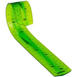 Règle plate Elastik, 150 mm, plastique, incassable