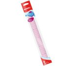 Règle plate, 300 mm, transparent, assorti