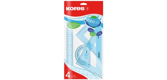 GEO15 Geometrie-Set, 4-teilig, sortiert