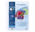 3-flap folder with elastic straps Krea Cover Opaque polypropylene - A4 size - White