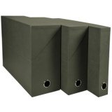 Exacompta Economic Transfer Box (50mm Spine) - Dark green