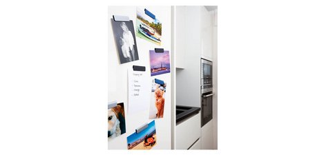 Clip magnétique DURAFIX CLIP 60, autoadhésif, argent