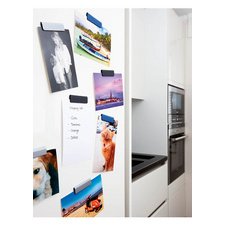 Clip magnétique DURAFIX CLIP 60, autoadhésif, argent