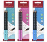 FABER-CASTELL Crayon Jumbo GRIP TWO TONE, carte blister