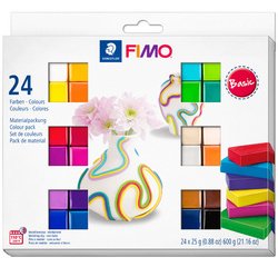 SOFT Pâte à modeler 'Basic', kit de 24