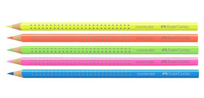 FABER-CASTELL Crayon couleur triangulaire Color GRIP, jaune